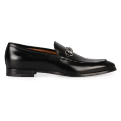 Lær Horsebit Loafers
