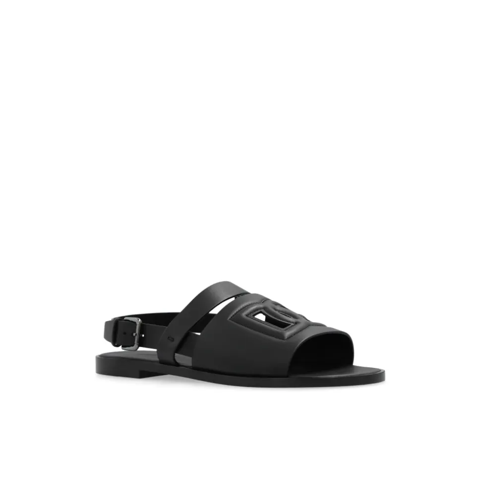 Lær sandaler