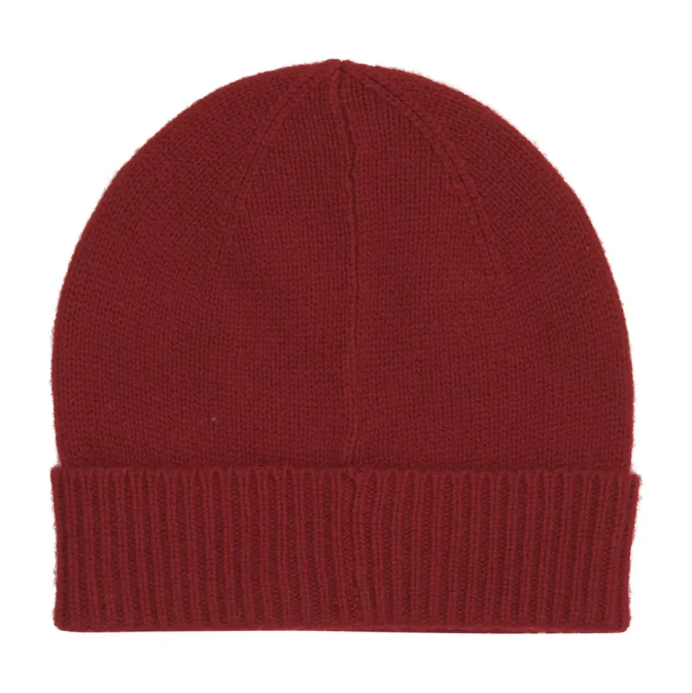 Luksuriøs Cashmere Rød Lue AW25