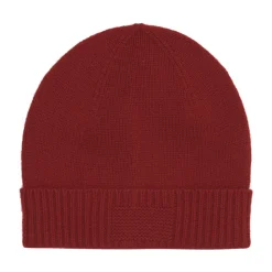 Luksuriøs Cashmere Rød Lue AW25