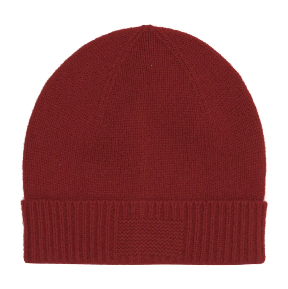 Luksuriøs Cashmere Rød Lue AW25