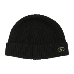 Luksuriøs Cashmere Svart Lue AW25