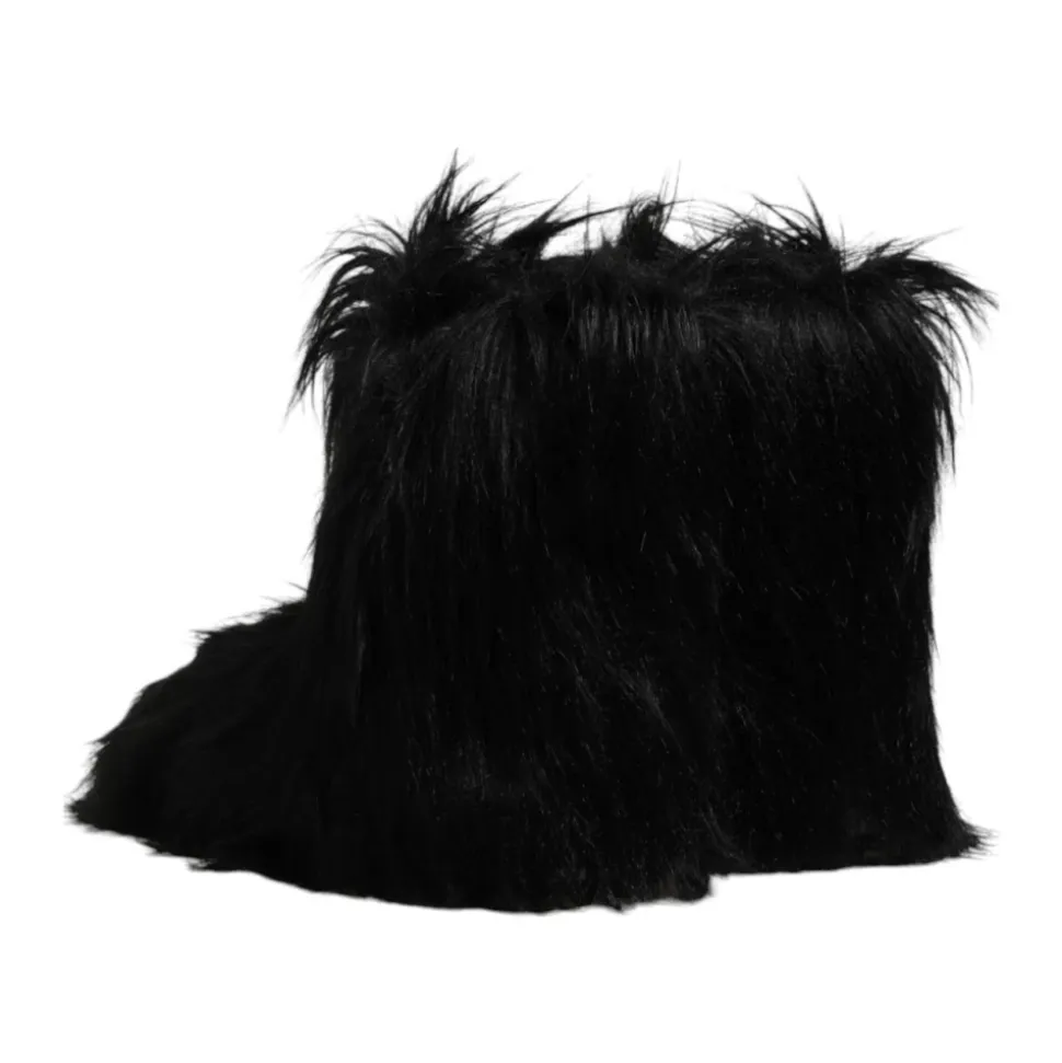 Luksuriøse Faux Fur Mid-Calf Støvler