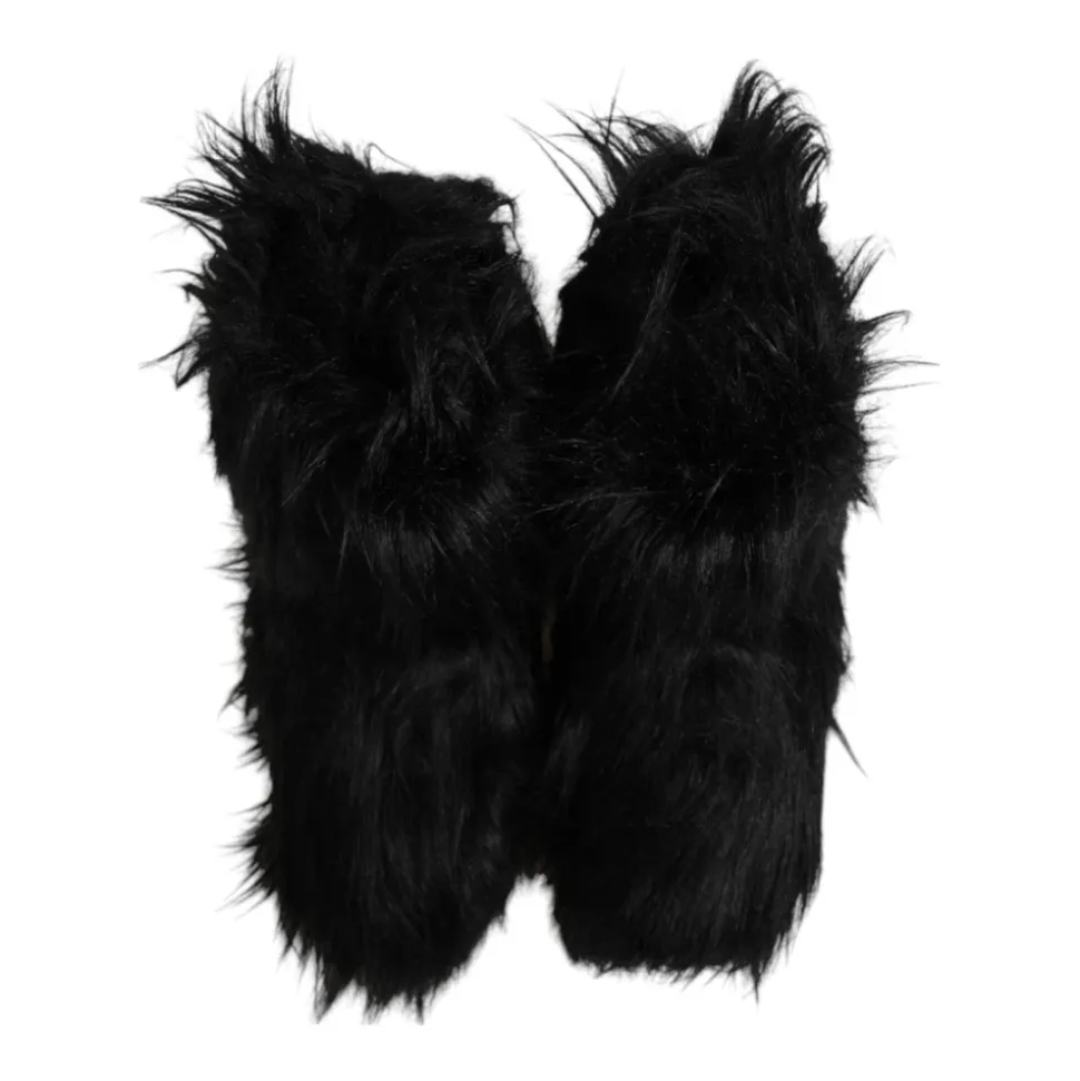 Luksuriøse Faux Fur Mid-Calf Støvler