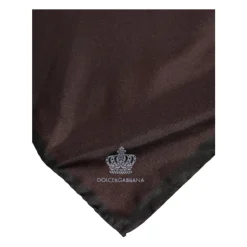 Luksuriøst Kroneprint Silkeskjerf