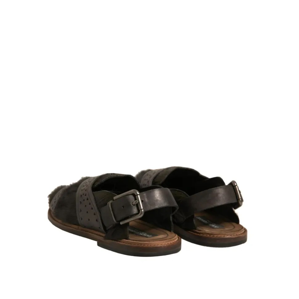 Luksus Hår Kalv Sandaler Modell