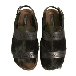 Luksus Hår Kalv Sandaler Modell