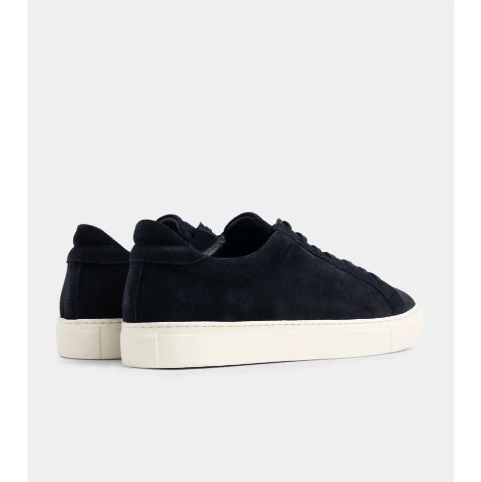 Marineblå Semskede Sneakers - TYPE Modell