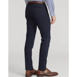 Marineblå Stretch Slim Fit Chino Bukser