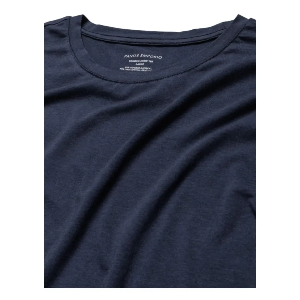 Marine Panos Emporio Bamboo/Cotton Crew Tee Undertøy