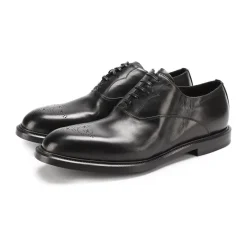 Marsala Lace-Up Oxfords Svart Skinn