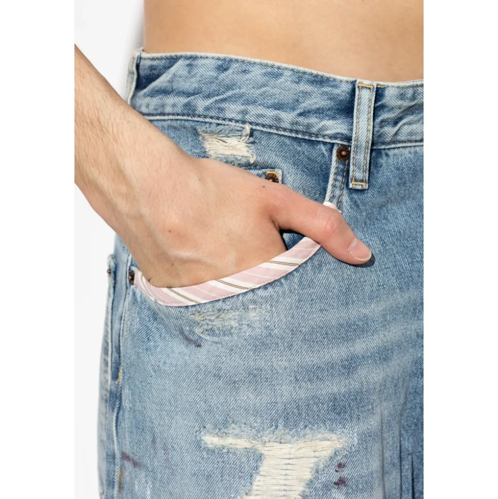 Medium Wash Kawaii Jeans