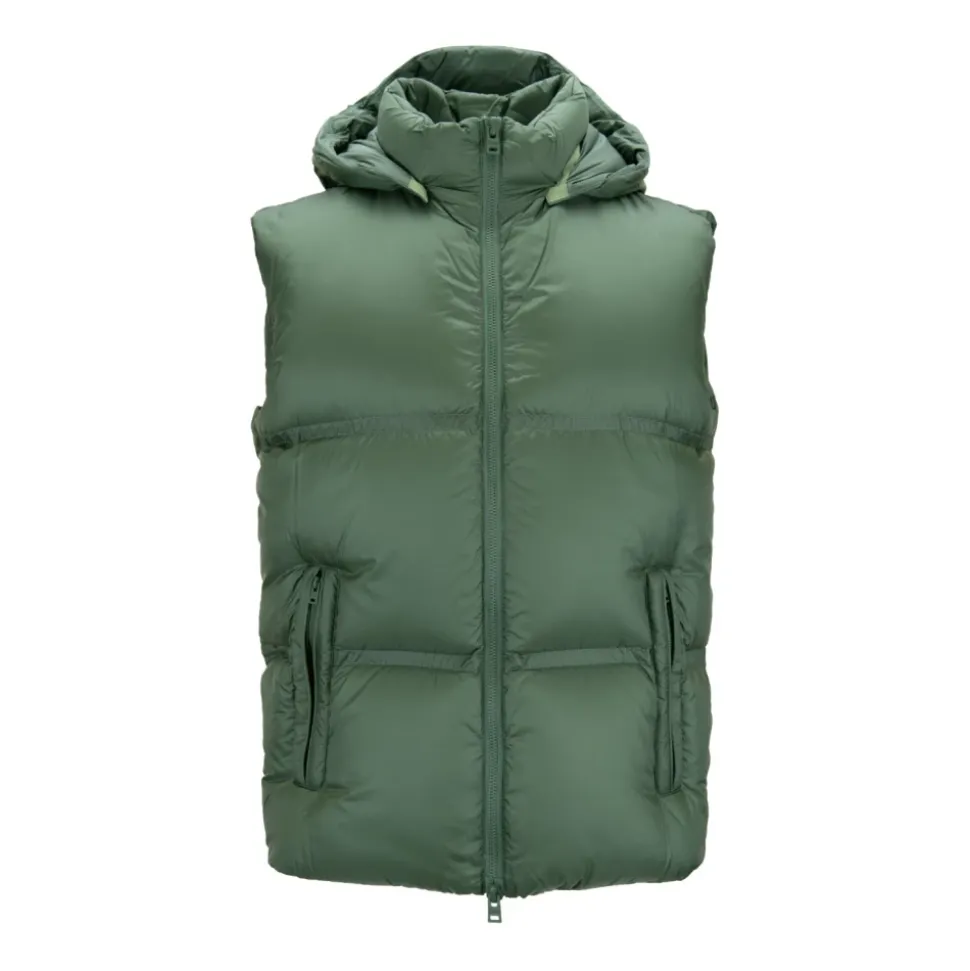 Menns Glidelås Puffer Vest