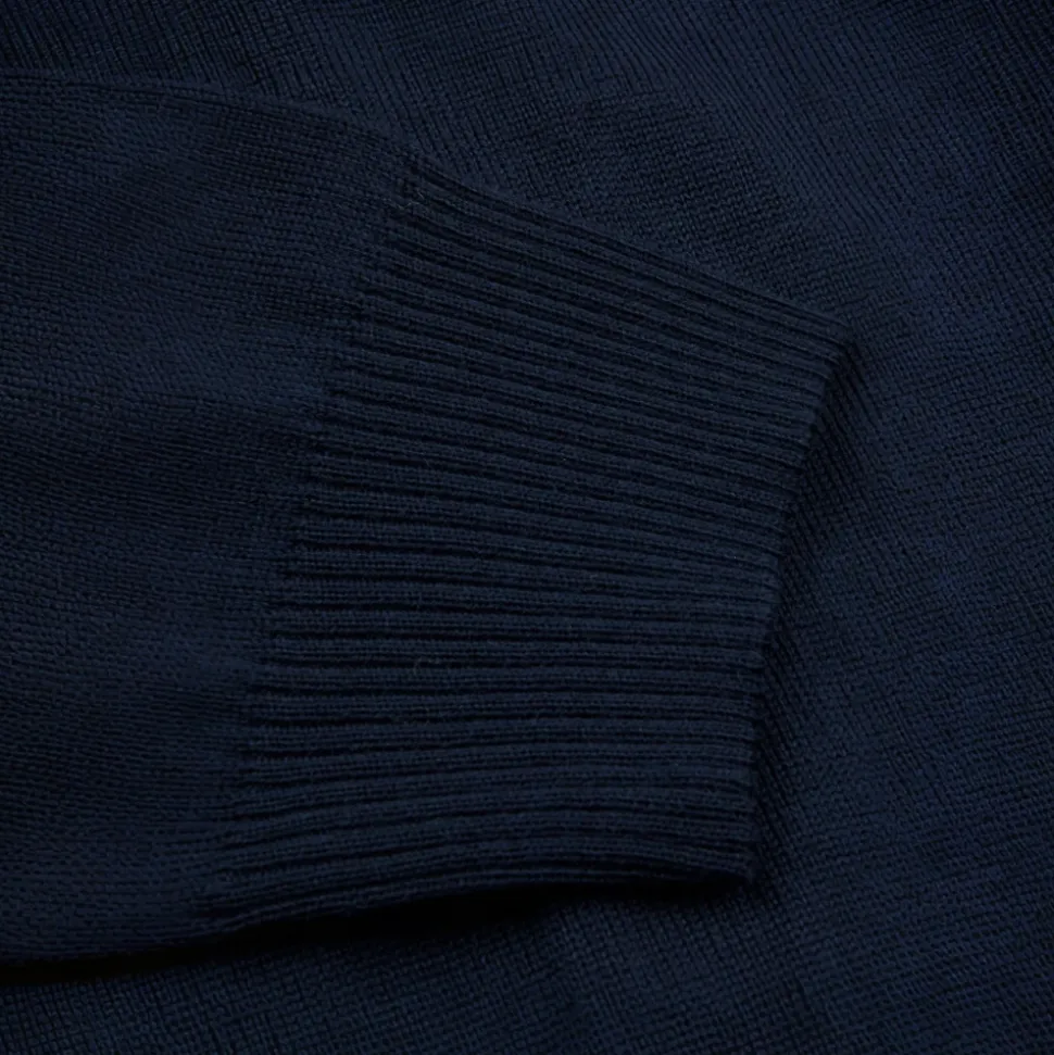 Merino Wool Zip Cardigan