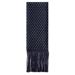 Micro Gancini Print Silk Scarf