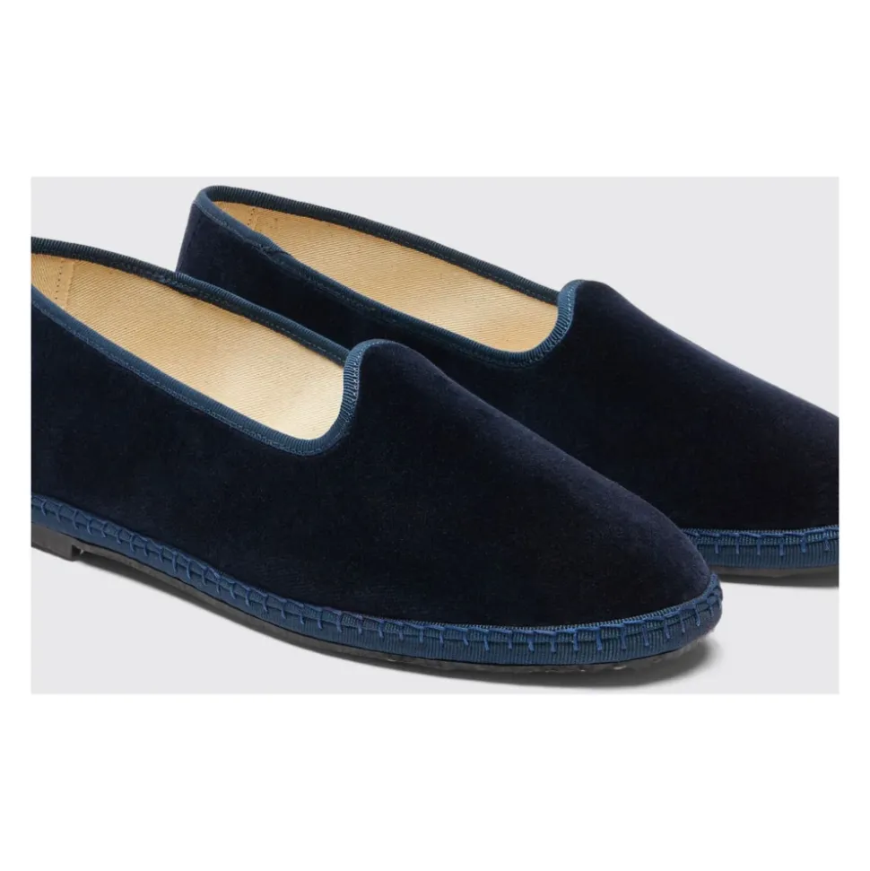 Midnight Velvet Friulane Slippers