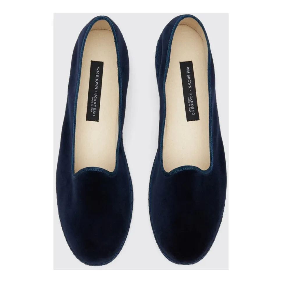 Midnight Velvet Friulane Slippers