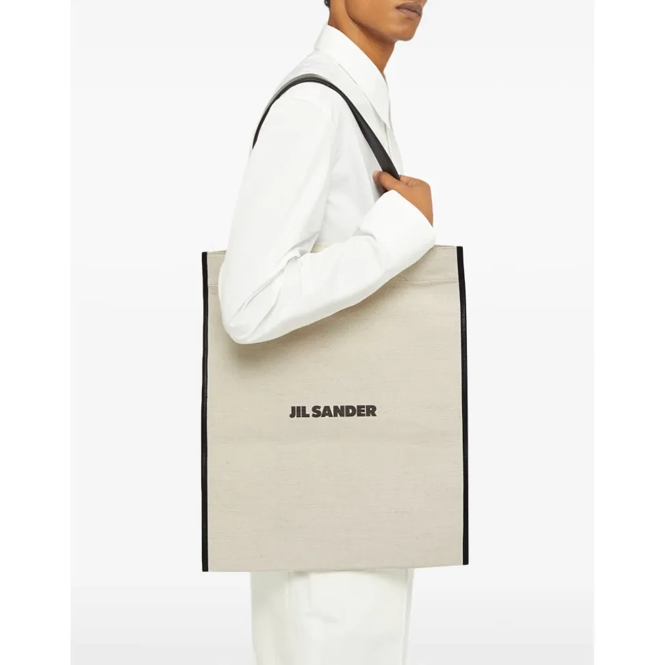 Minimalistisk Canvas Shopper Bag