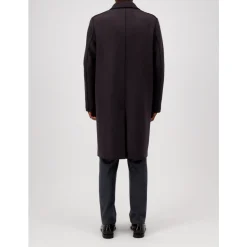 Mønstret Cashmere Blend Overfrakk