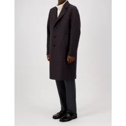 Mønstret Cashmere Blend Overfrakk
