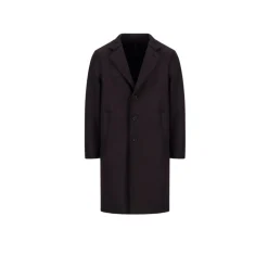 Mønstret Cashmere Blend Overfrakk