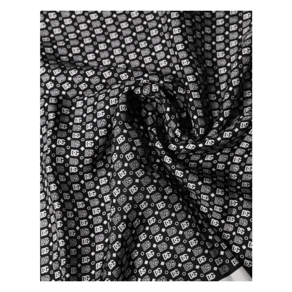 Mønstret Firkantet Foulard-Skjerf
