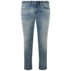 Moderne denimbukser med gradientfinish