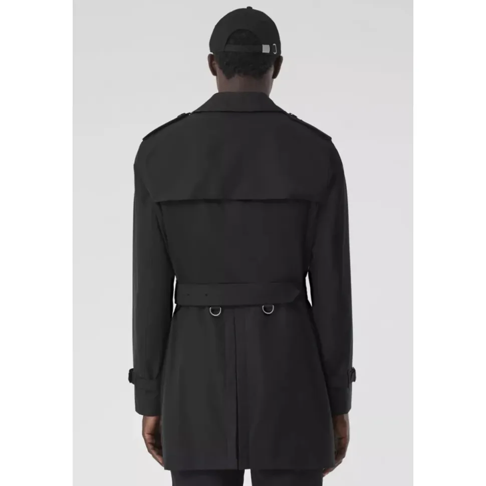 Moderne Kort Trenchcoat