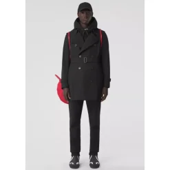 Moderne Kort Trenchcoat