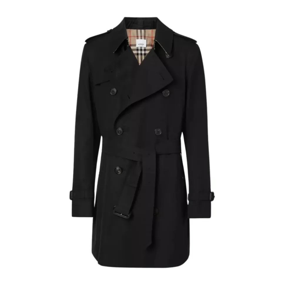 Moderne Kort Trenchcoat
