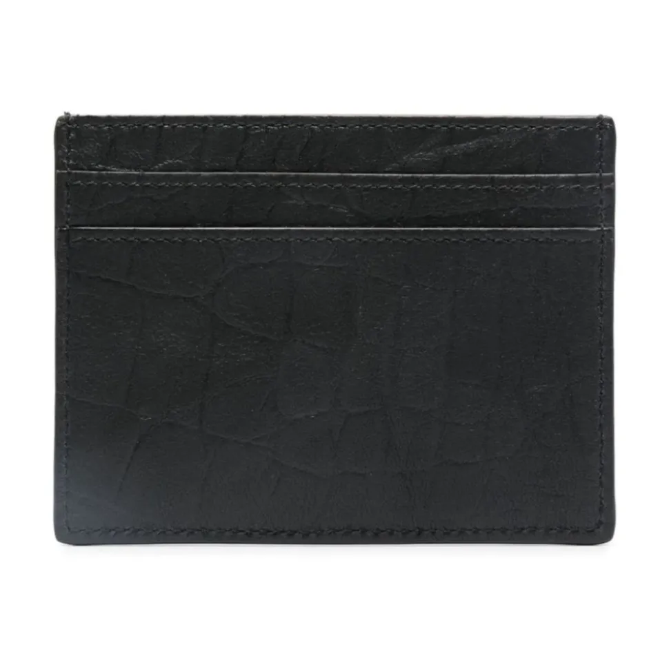 Monogram Logo Plaque Card Case Holder