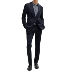 Mørk Blå Hjem Vestit Sett