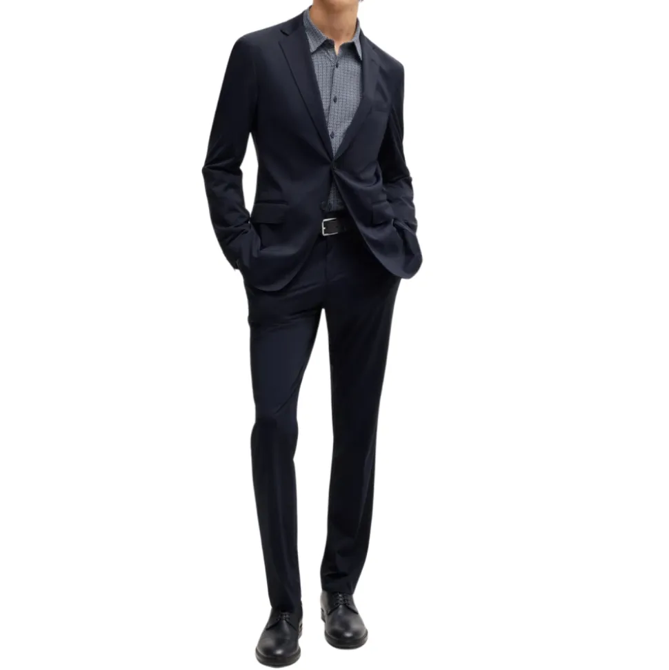 Mørk Blå Hjem Vestit Sett