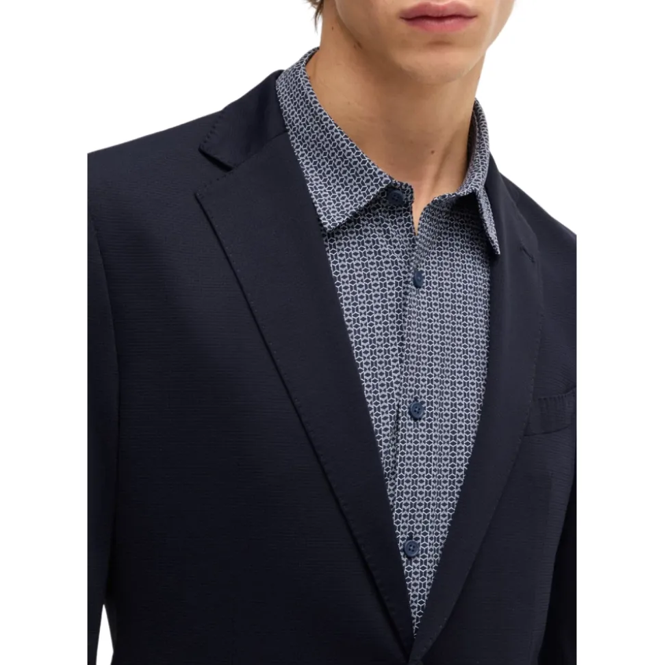 Mørk Blå Hjem Vestit Sett