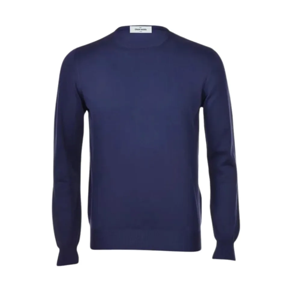 Mørkeblå Crewneck Sweatshirt Hettegenser