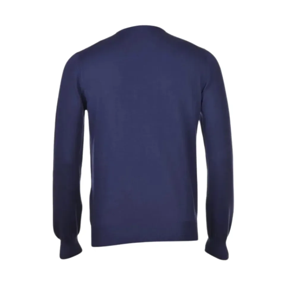 Mørkeblå Crewneck Sweatshirt Hettegenser