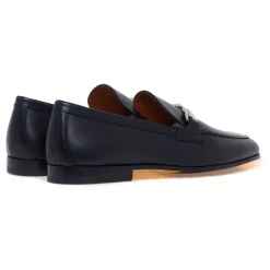 Nappa-skinn loafers med metallbit