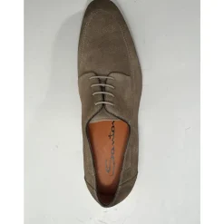 Nubuck Sko med Snøring