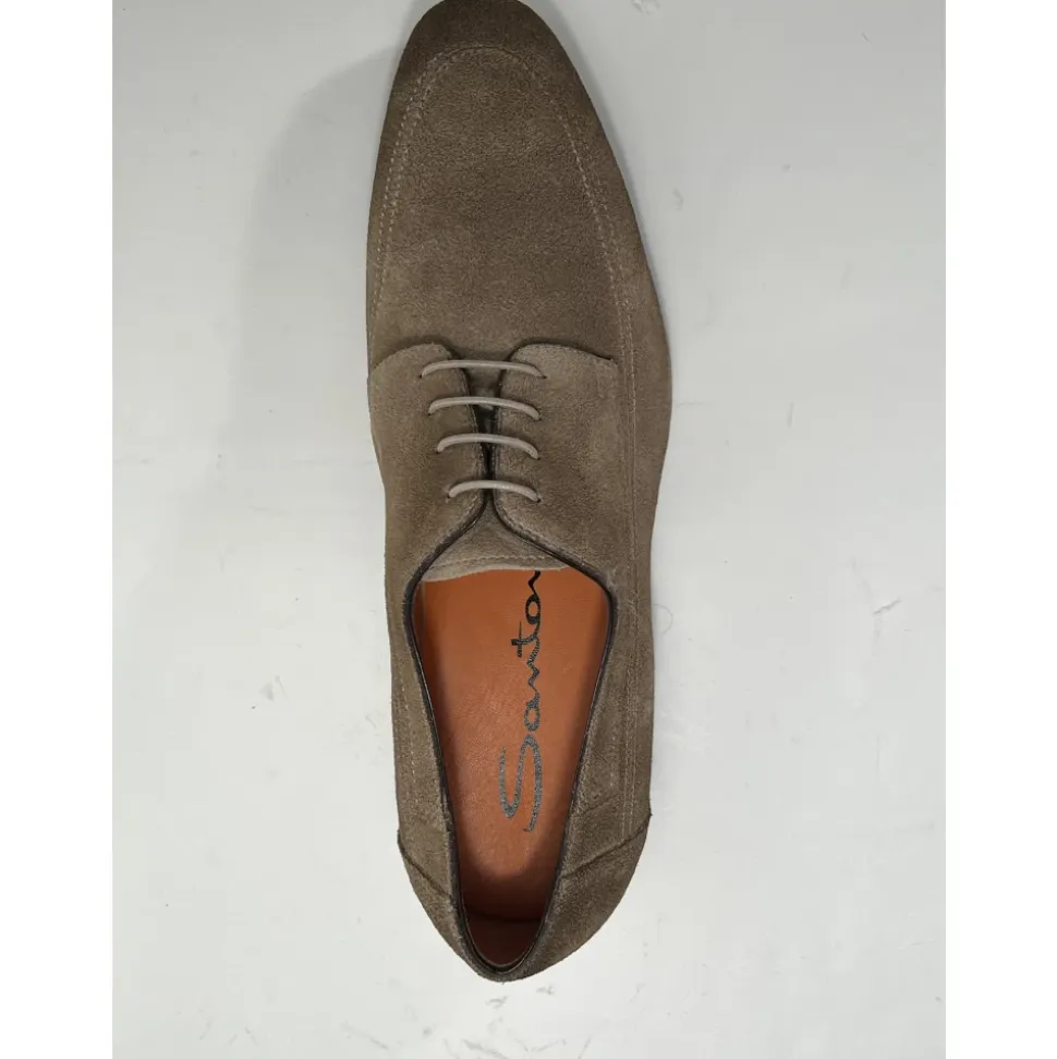 Nubuck Sko med Snøring