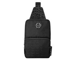 Nylon og lær Cross-Body Monogram
