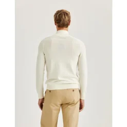 Off-White Morris Merino John Zip Genser