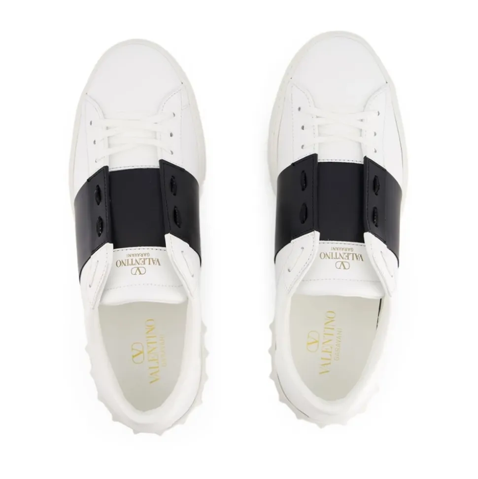 Open Leather Sneaker