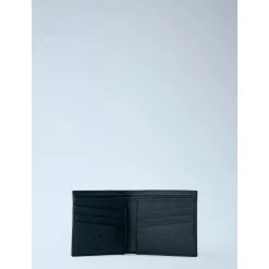 Orb Motif Leather Wallet