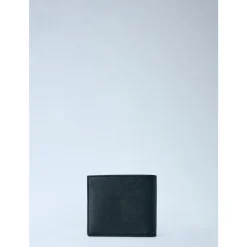 Orb Motif Leather Wallet