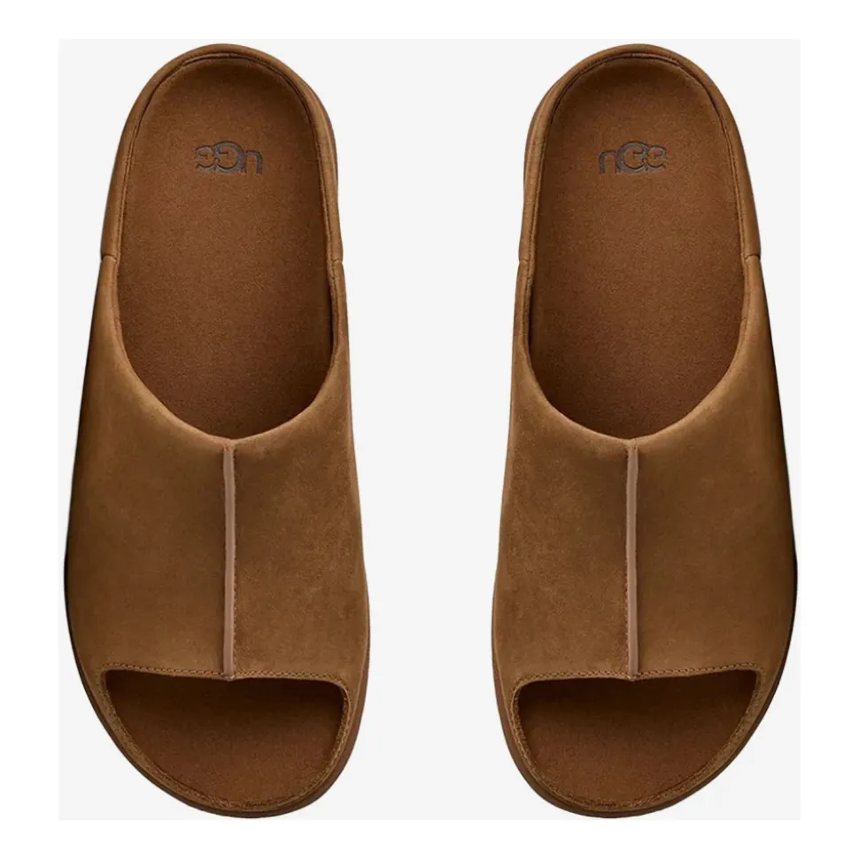Otzo Suede Sandaler med Logo
