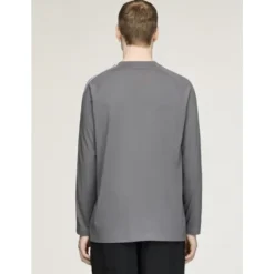 Oversized Gradient Stripes Langermet T-skjorte