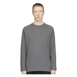 Oversized Gradient Stripes Langermet T-skjorte