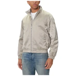 Padded Zip Mock Neck Jacket