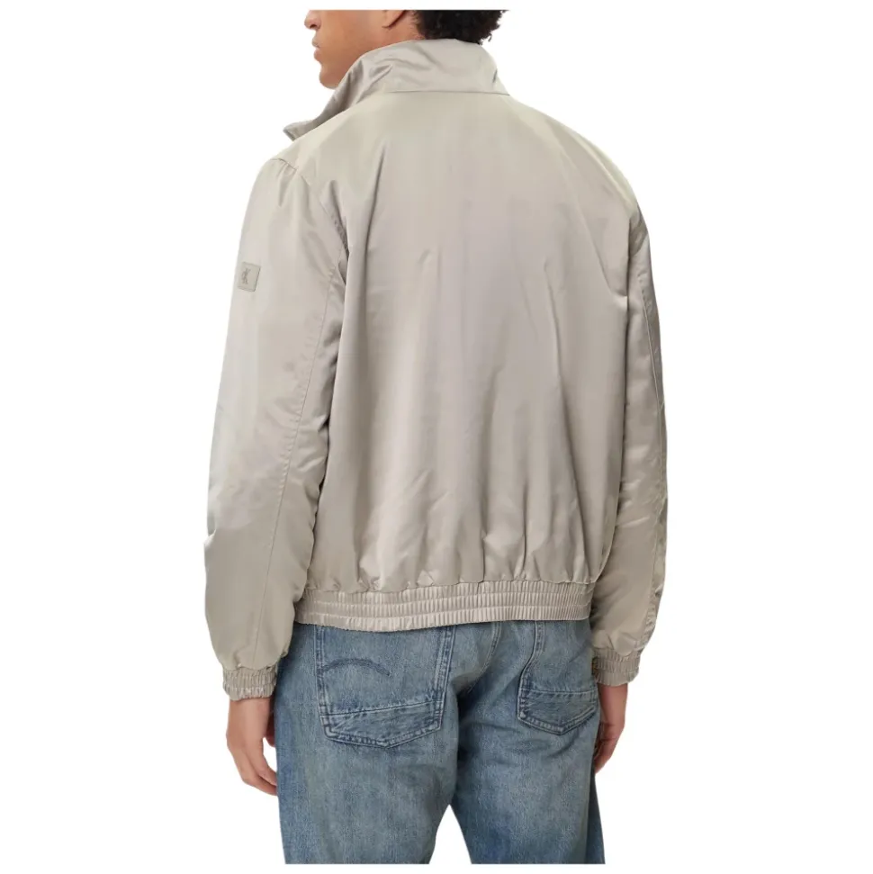 Padded Zip Mock Neck Jacket