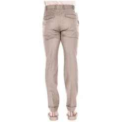 Pantalone i flanell av Super 110's ull Comfort Master fit